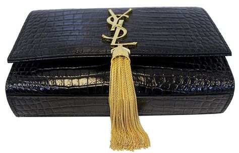 clutch / special occasion ysl purses|YSL crocodile clutch.